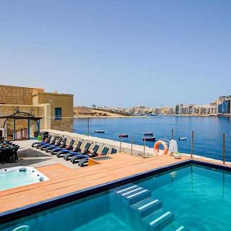 Valletta Waterfront Villa With Pool And Jacuzzi エクステリア 写真