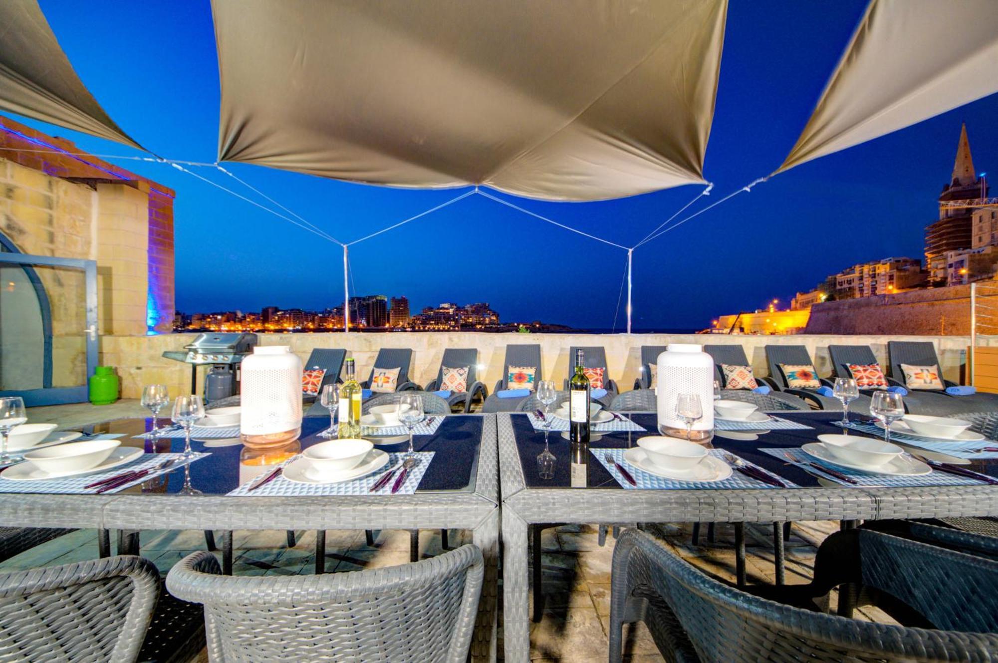 Valletta Waterfront Villa With Pool And Jacuzzi エクステリア 写真
