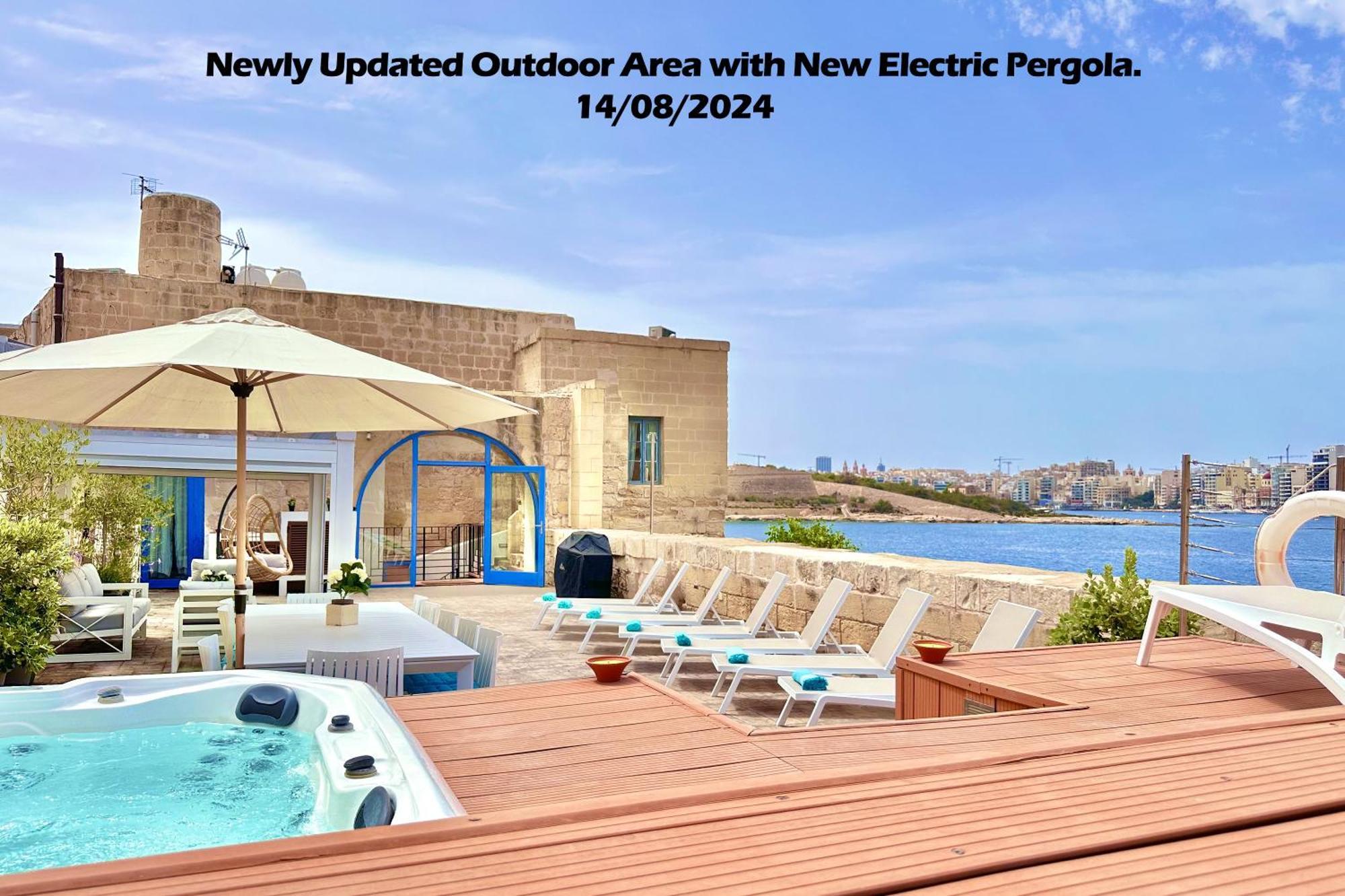 Valletta Waterfront Villa With Pool And Jacuzzi エクステリア 写真